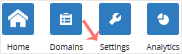 Cloudflare settings menu