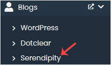 Serendipity softaculous