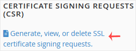 Csr select
