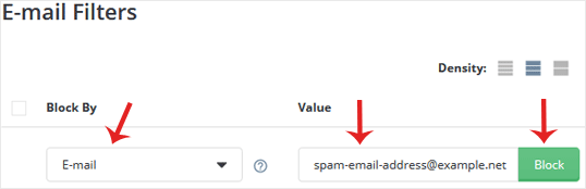 Da block spamemail