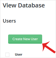 Da create newuser mysql