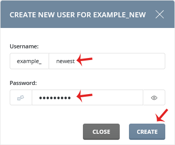 Da create user details