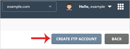 Da createftp accountbtn