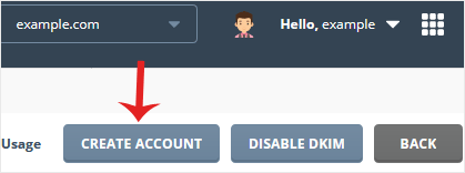 Da emailaccounts createbtn