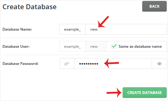 Da mysql dbcr from