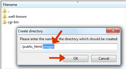 Directory name filezilla client create