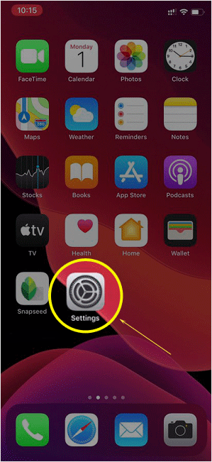 Ios apple home screen