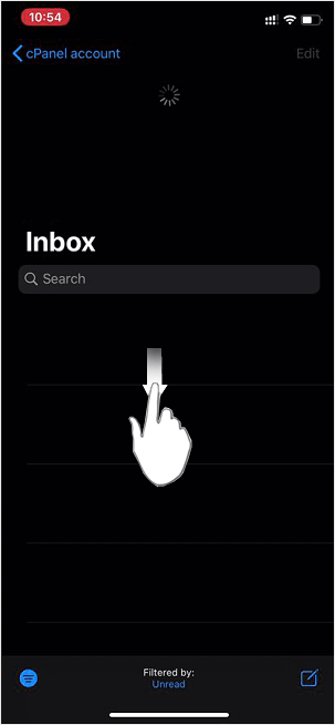 Ios apple screen swipe