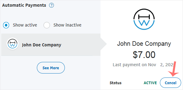 Paypal cancel subscription click on cancel
