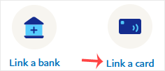 Paypal link card