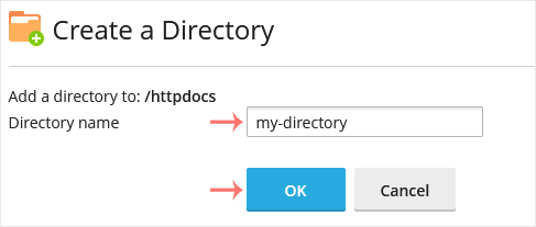Plesk directory name