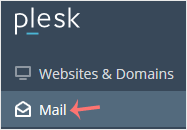 Plesk mail option
