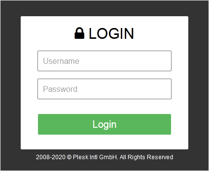 Solusvm master login url