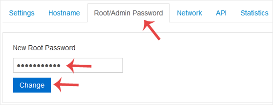 Solusvm rootadmin vps os password