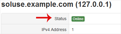 Solusvm status detail