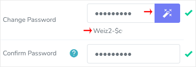 Sw password reset