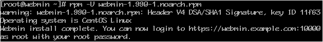 Webmin step 2 installation guide