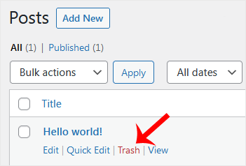 Wp ft remove post