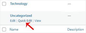 Wp uncategorized category remove